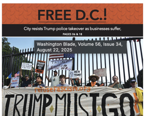 LGBTQ outrage over federal takeover of DC